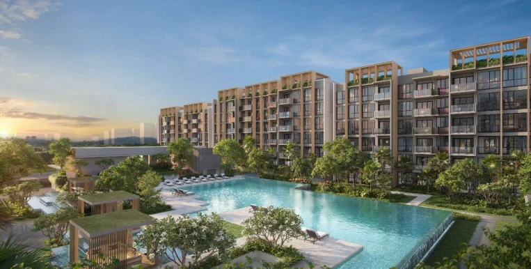 Narra Residences at Dairy Farm Walk – artist’s impression of the forest retreat condominium